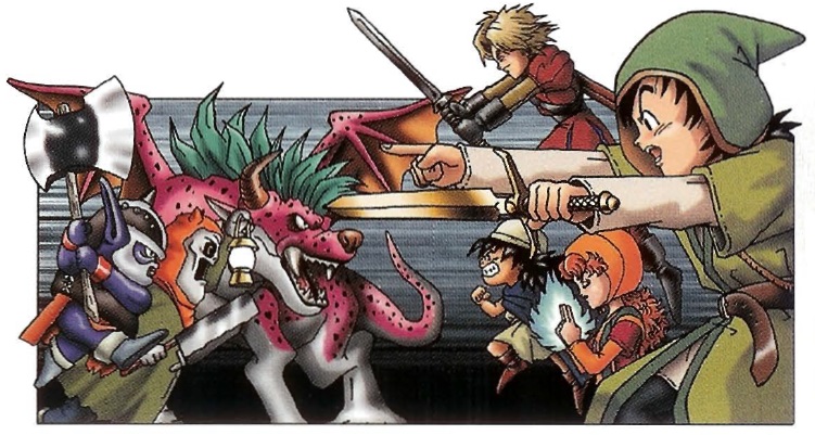 File:DQVII party fighting.jpg