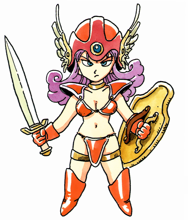 Filedqiii Warrior Female Famicompng Dragon Quest Wiki