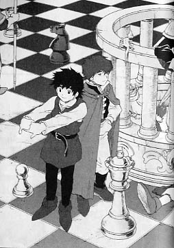 File:DQ VII Manga Arus and Guren on Chessboard.jpg