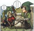 DQ VII PS1 Hero and Kiefer checking equipment.jpg