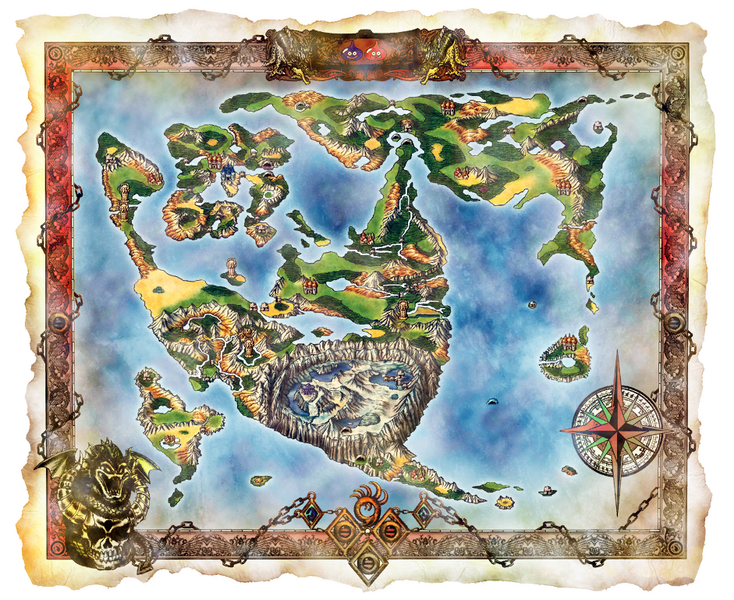 File:Map of Torland.png - Dragon Quest Wiki