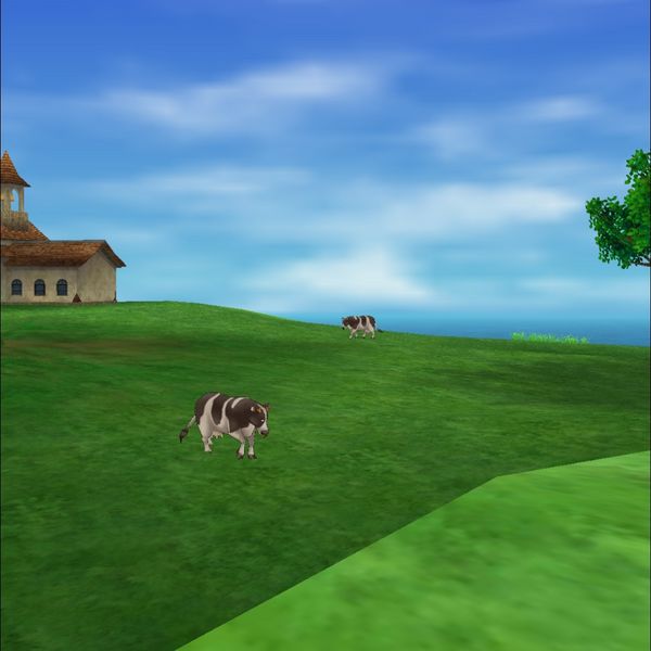 File:DQ VIII Android Cows Near West Trodain Church.jpg