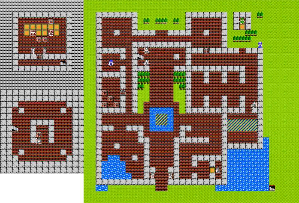 Dragon Quest/Maps/Castles - Dragon Quest Wiki