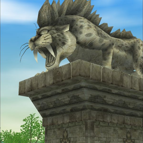 File:DQ VIII Android Great Sabrecat Statue.jpg